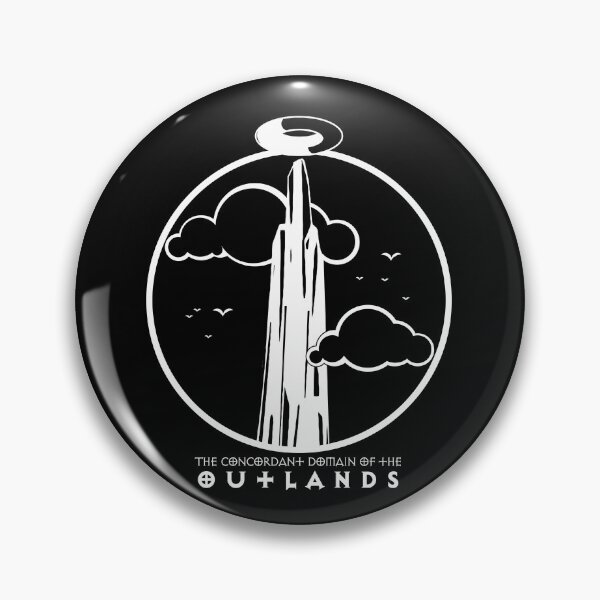 Item preview, The Concordant Domain of the Outlands (White Graphic) designed and sold by Art by Papikins.