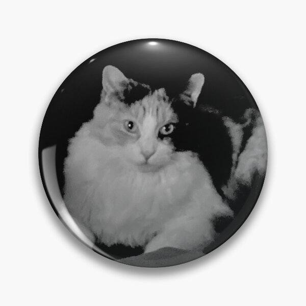 Item preview, Clothing Cat - Calico (in black and white) designed and sold by TM Art.