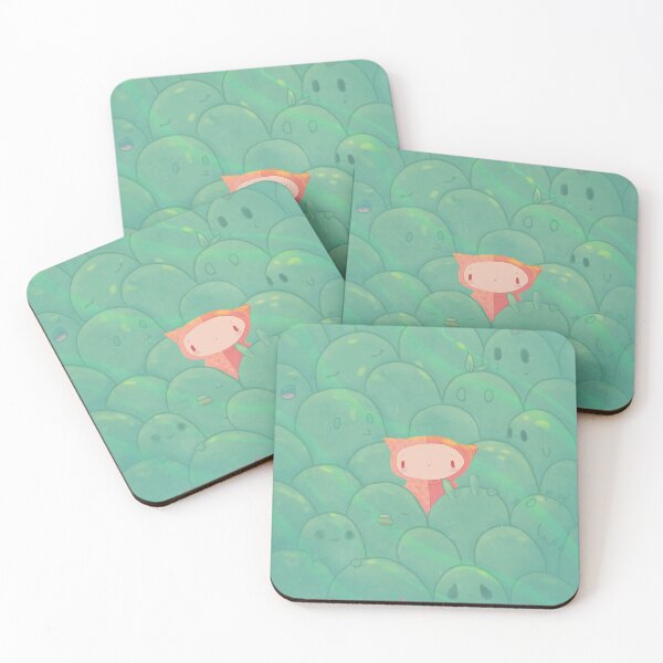 Item preview, Among Cute Green Blobs designed and sold by moonlitdoodl.