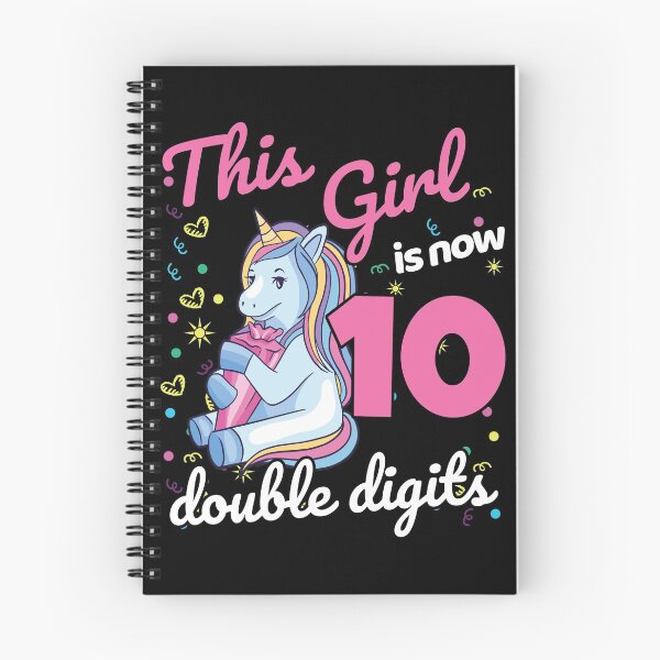 Item preview, 10th Birthday Gift Unicorn This Girl Is Now 10 Double Digits designed and sold by 123428094.