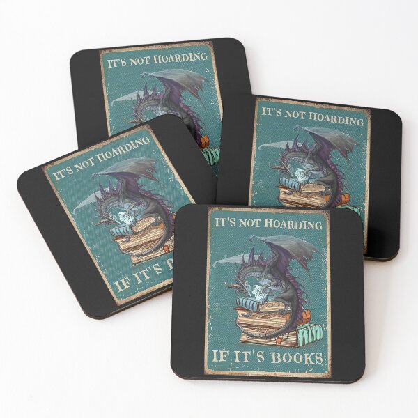 Artikelvorschau, Es ist nicht Horten, wenn es Bücher Geschenk Drache mit Buch ist entworfen und verkauft von scrambledpeg.