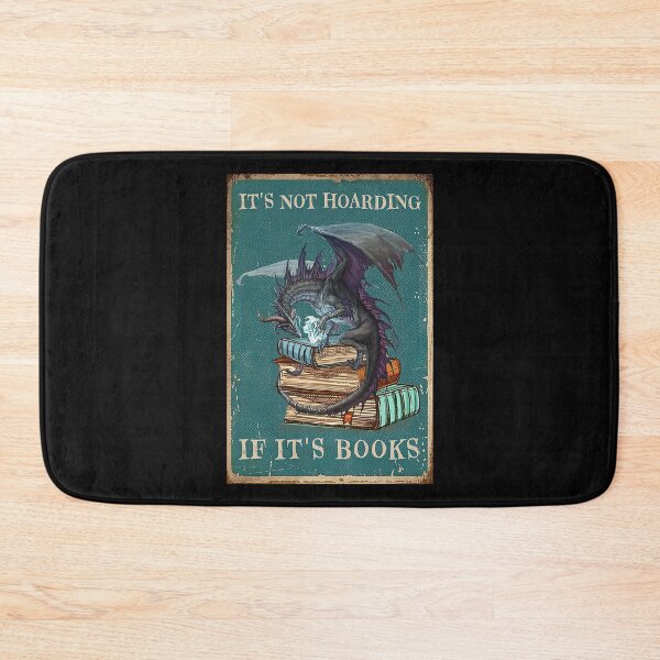 Item preview, It's Not Hoarding If It's Books Gift Dragon With Book designed and sold by scrambledpeg.