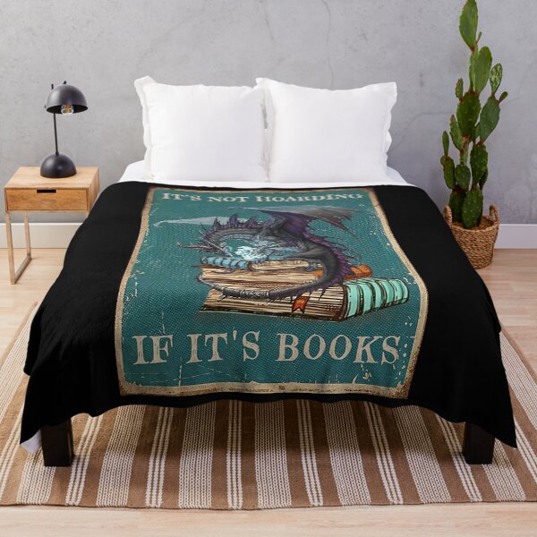 Item preview, It's Not Hoarding If It's Books Gift Dragon With Book designed and sold by scrambledpeg.