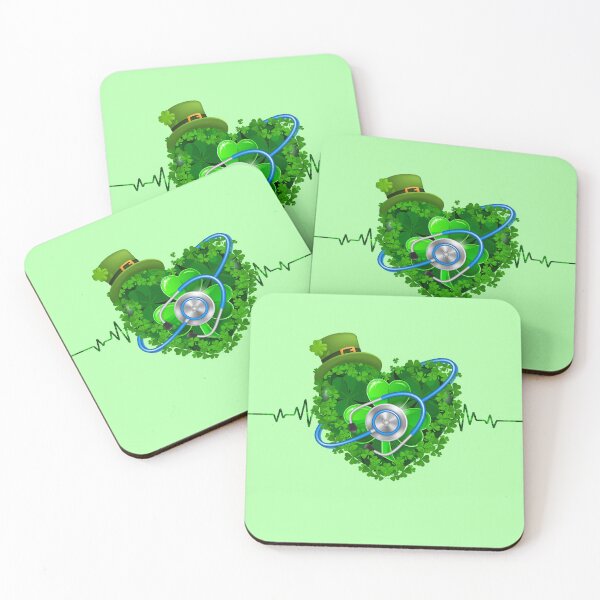 Item preview, Shamrock St Patricks Day Nurse Stethoscopes Irish designed and sold by taogiauco.