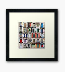 Thirty Doors Framed Print