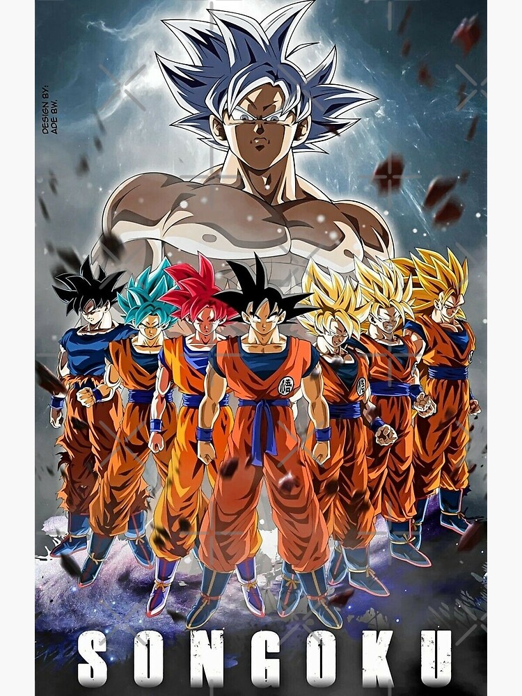 Son Goku inspired from anime/manga Dragon Ball originated by Akira