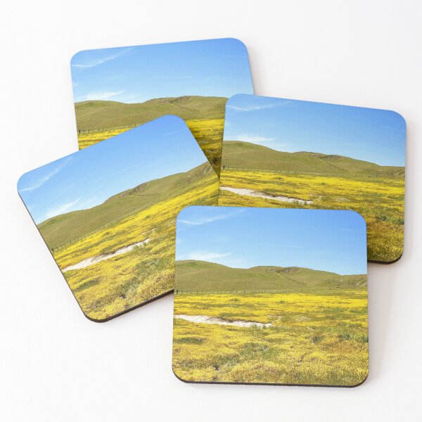 Item preview, Yellow California Wildflower Field designed and sold by KarebearsTees.