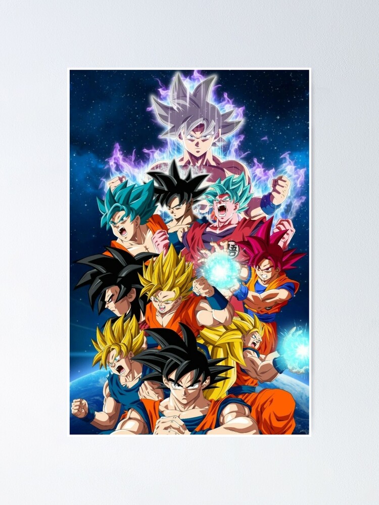 Poster 'Dragon Ball Z Songoku' : autre vue