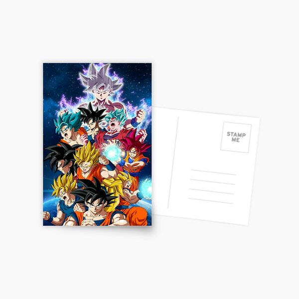 Cartes Postales Sur Le Theme Dragon Ball Z Redbubble