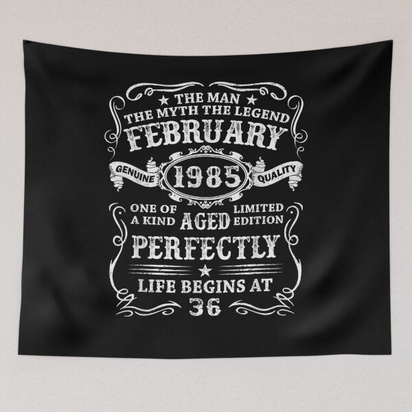Item preview, Mens 36 Year Old Birthday Gift The Man Myth Legend February 1985 designed and sold by shirleyfinley.