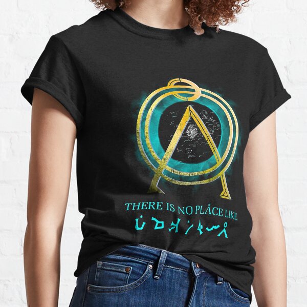 Il n'y a pas d'endroit comme à la maison T-shirt vintage Stargate T-shirt classique