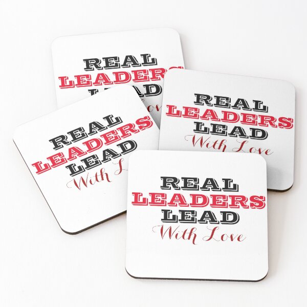 Item preview, Real Leaders Lead With Love designed and sold by mewsis.