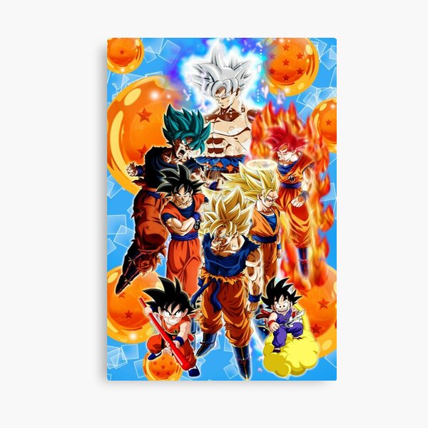 Impressions Sur Toile Sur Le Theme Dragon Ball Z Redbubble