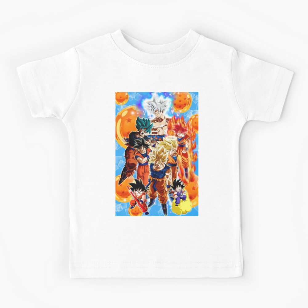 "Dragon ball Z" Kids TShirt for Sale by Redbubble