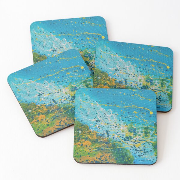 Item preview, Abstract art, Water World, Vibrant colors designed and sold by Warenae.