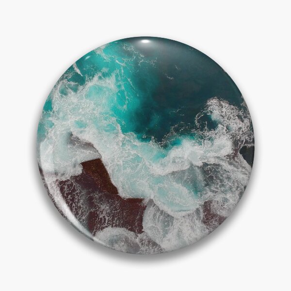 Item preview, Waves Breaking On the Rocks designed and sold by PosterpartyCo.