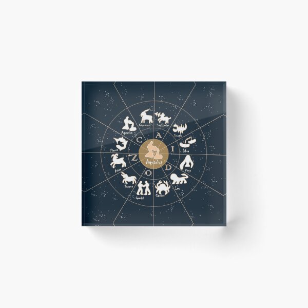 Item preview, Aquarius, , Zodiac, Astrology, Horoscope, Stars, Sun-and-moon. Birthday, Valentines-day, Holidays, designed and sold by PrintedDreams.