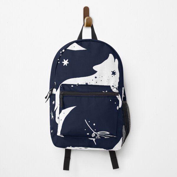 Item preview, Navy Wolf and Moon designed and sold by Sympleprints.