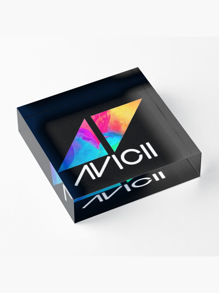 Alternate view of ◢◤Avicii Logo Acrylic Block