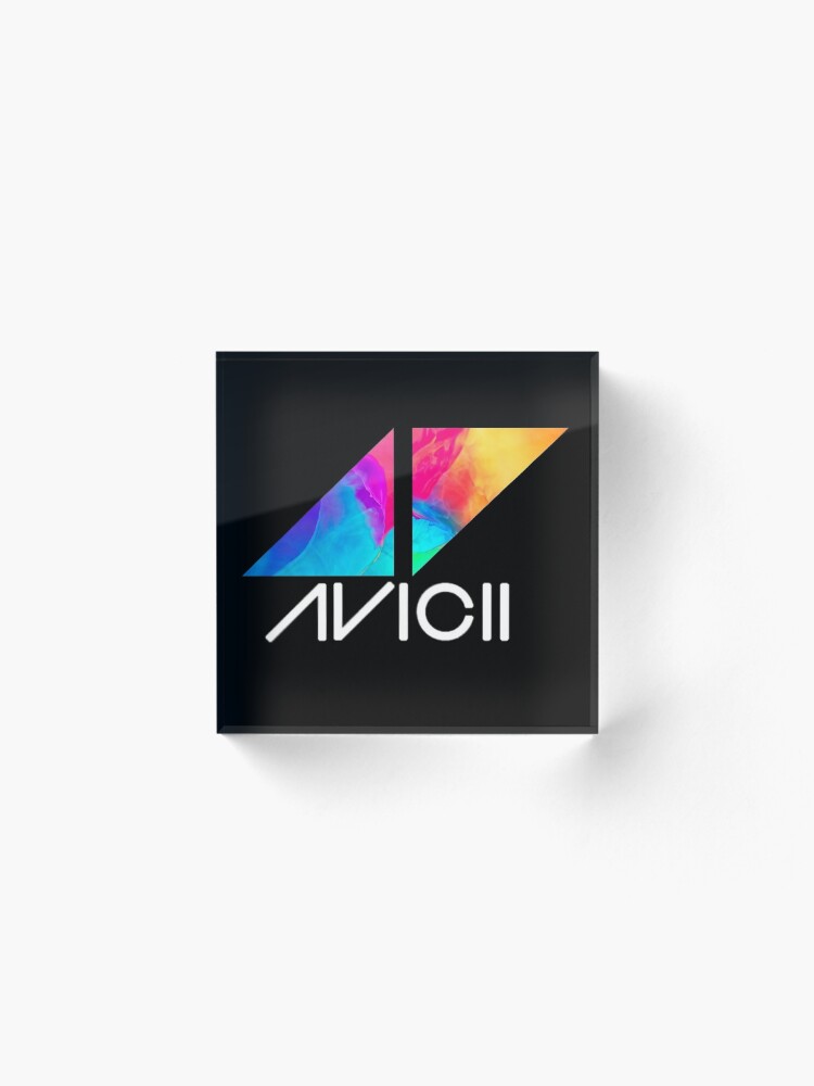 Alternate view of ◢◤Avicii Logo Acrylic Block
