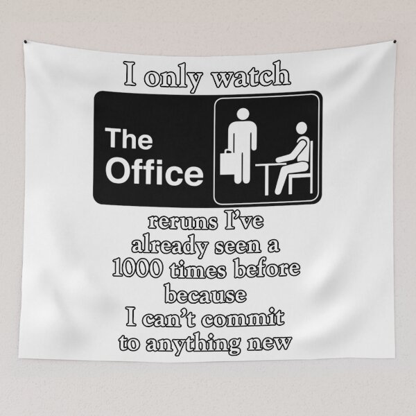 Item preview, I Only Watch The Office designed and sold by KenjiDesign.