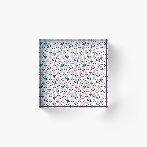 Aperçu de l'œuvre motif floral pêche créée et vendue par Baaee.