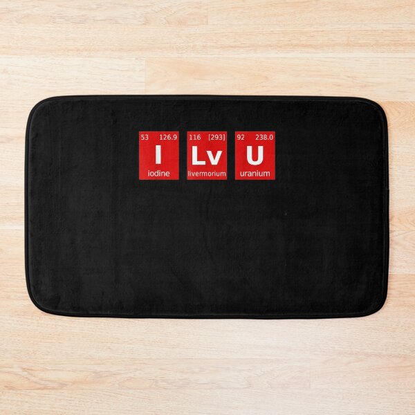 Item preview, I Love You Science Teacher Periodic Table Valentine Day Gift designed and sold by shirleyfinley.