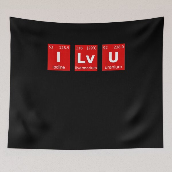 Item preview, I Love You Science Teacher Periodic Table Valentine Day Gift designed and sold by shirleyfinley.