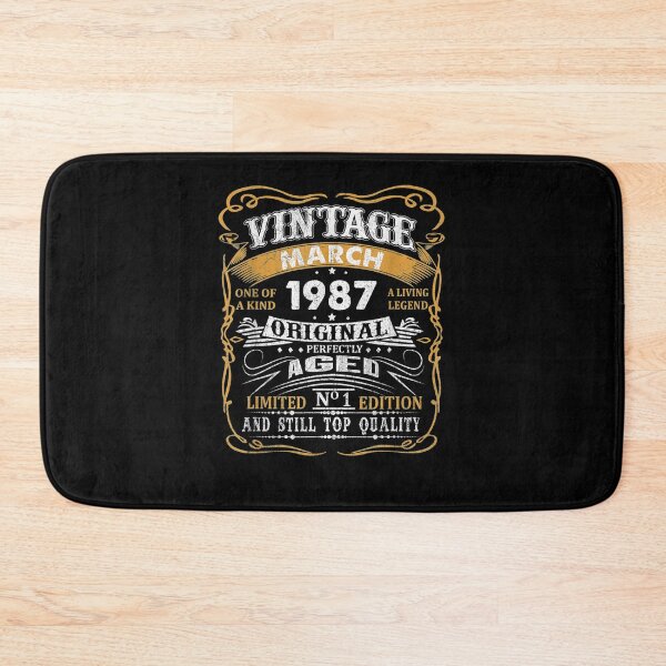 Item preview, Vintage March 1987 34 Years Old 34th Birthday Gifts designed and sold by shirleyfinley.