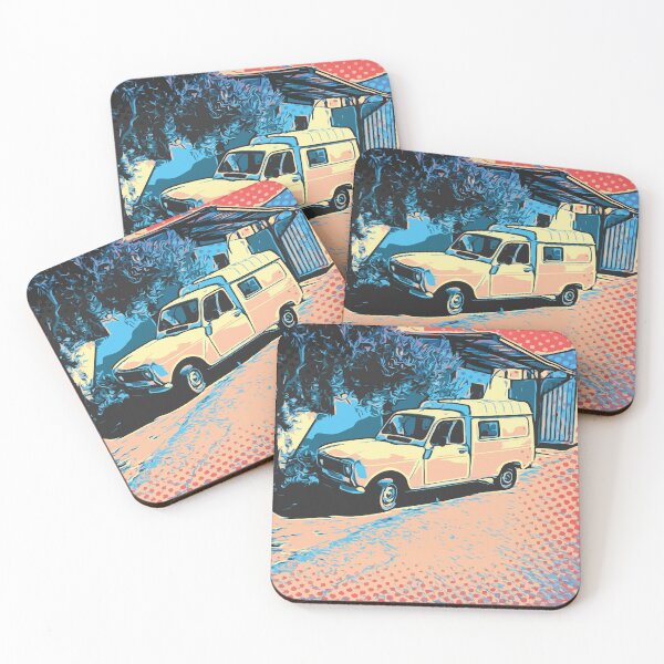 Item preview, Retro French Bakery Van designed and sold by D-Spot Shop.
