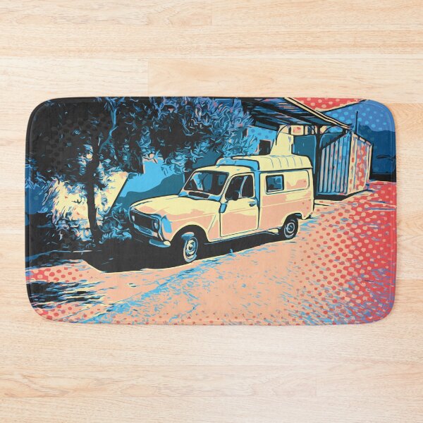 Item preview, Retro French Bakery Van designed and sold by D-Spot Shop.