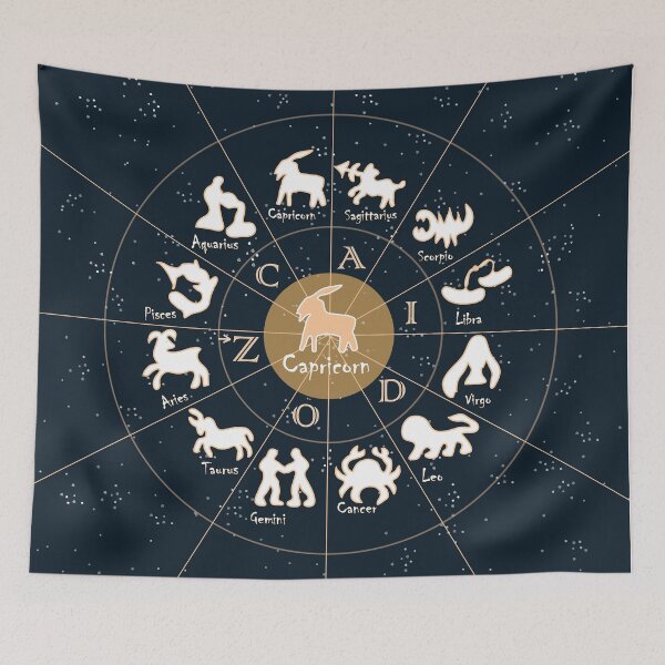 Item preview, Capricorn,  Zodiac, Astrology, Horoscope, Stars, Sun-and-moon. Birthday, Valentines-day, Holidays, designed and sold by PrintedDreams.