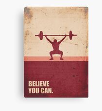Believe you can - Business Quote Canvas Print
