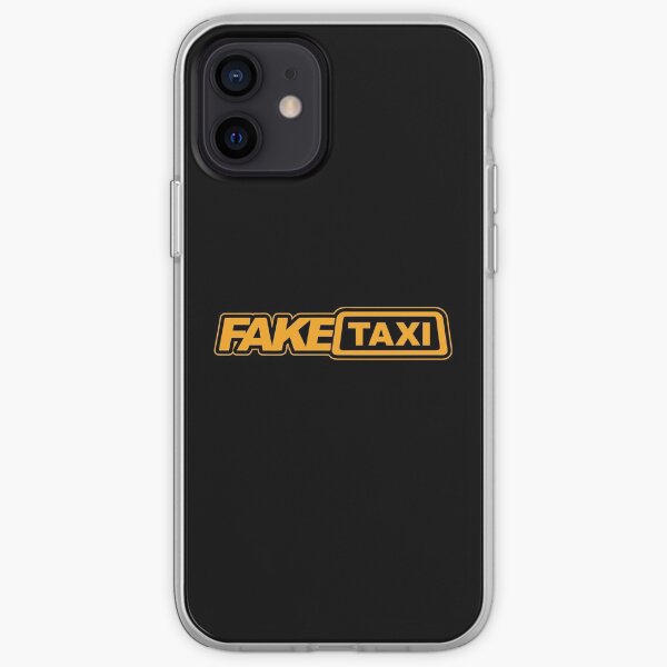 Logotipo de taxi falso Funda blanda para iPhone