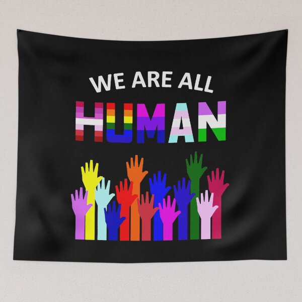 Item preview, We Are All Human designed and sold by KenjiDesign.
