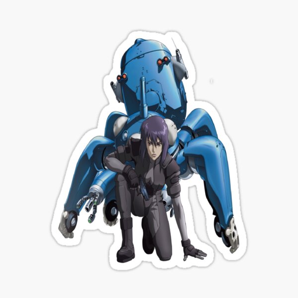 Item preview, Ghost in the Shell: Stand Alone Complex (Kusanagi Motoko and Tachikoma) designed and sold by matthieu jouannet.