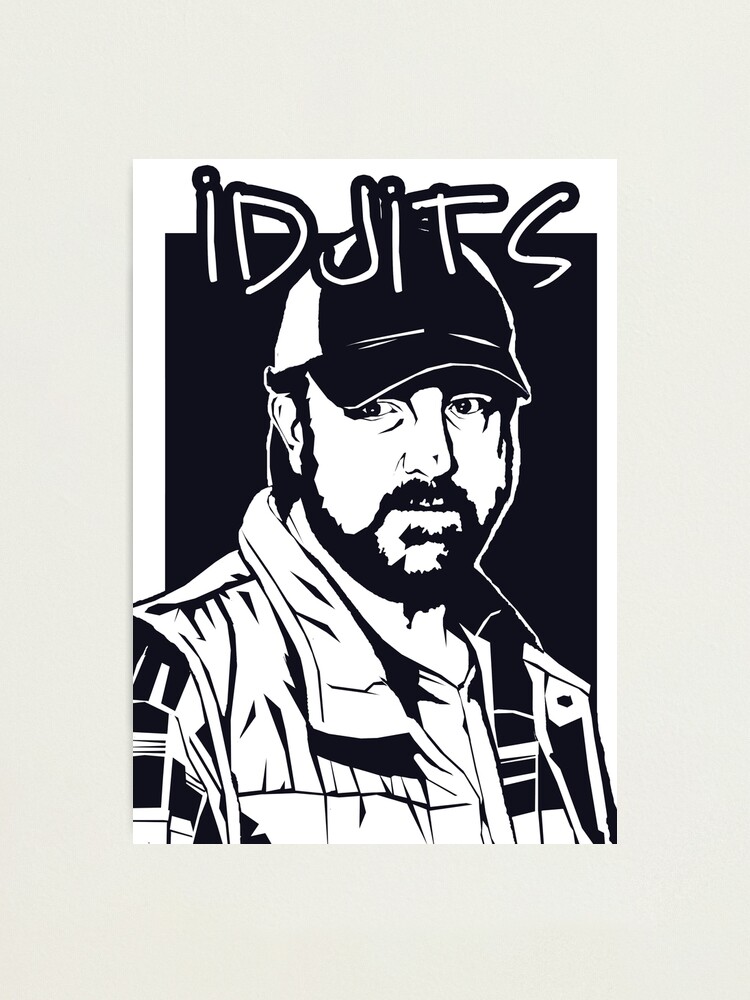 Lamina Fotografica Idjits Bobby Singer De Valkayaki Redbubble