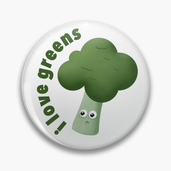 Item preview, I love greens (broccoli) designed and sold by cayleymcc.