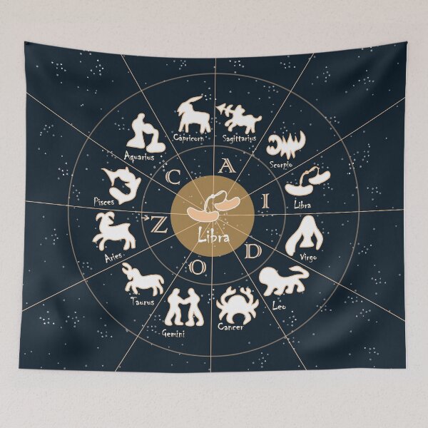 Item preview, Libra, Zodiac, Astrology, Horoscope, Stars, Sun-and-moon. Birthday, Valentines-day, Holidays, designed and sold by PrintedDreams.