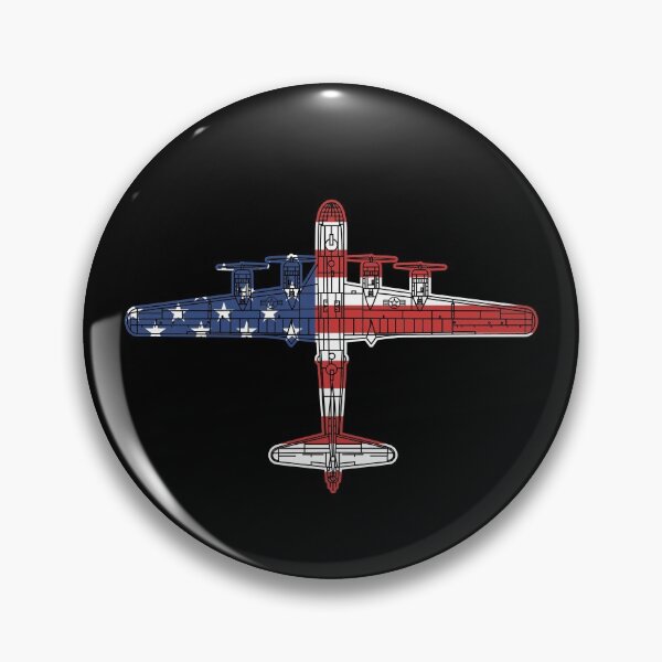 Artikelvorschau, B-29 Superfortress Aircraft Schematic American Flag B29 Gear entworfen und verkauft von DynamicDesign.