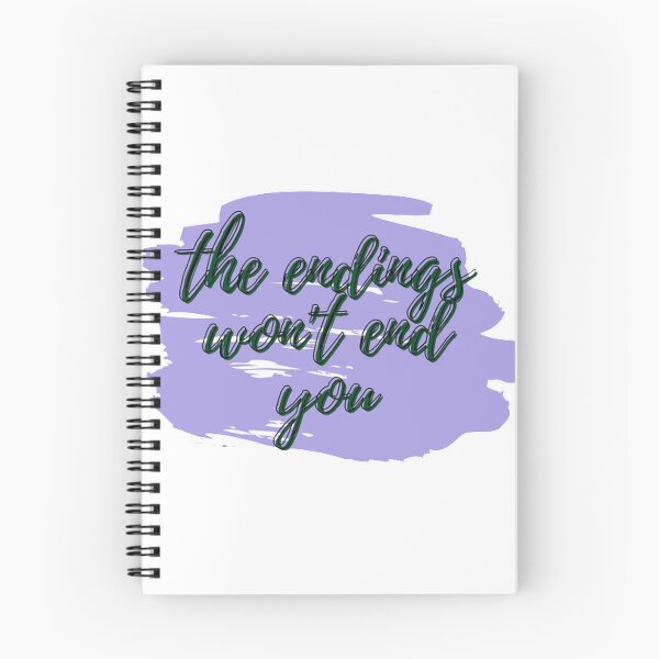 Item preview, The endings won't end you motivational quote designed and sold by theamalia.