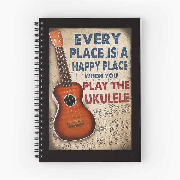Item preview, Cada lugar es un lugar feliz cuando tocas el ukelele designed and sold by reenea84.