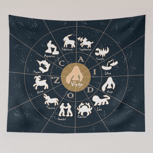 Item preview, Virgo, Zodiac, Astrology, Horoscope, Stars, Sun-and-moon. Birthday, Valentines-day, Holidays, designed and sold by PrintedDreams.