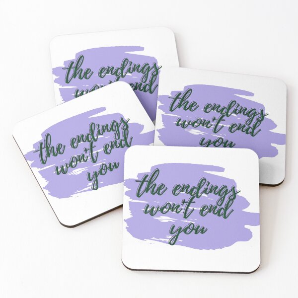 Item preview, The endings won't end you motivational quote designed and sold by theamalia.