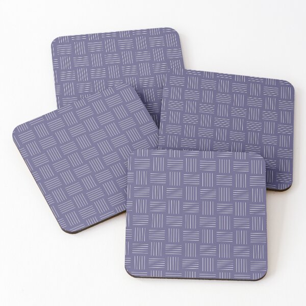 Item preview, Purple with White Lines Geometric Design designed and sold by shadowbright.