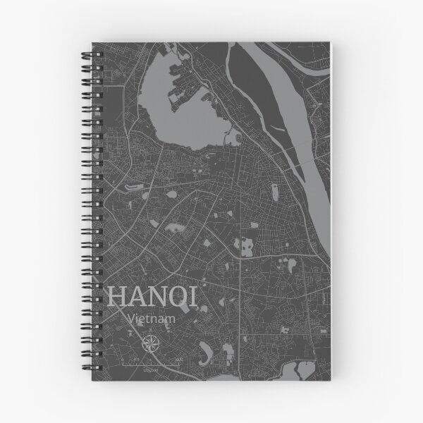 Item preview, Hanoi Vietnam City Map designed and sold by localprideart.