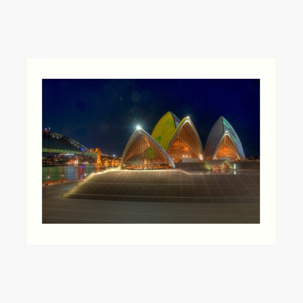 Opera House and Forecourt Art Print