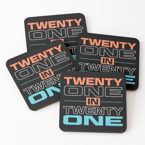 Item preview, 21 in 21 aka Twenty One in Twenty One - 21st Birthday designed and sold by opalime.