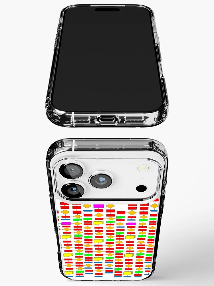 Thumbnail 3 of 5, iPhone Case, Colourful Flowchart Design designed and sold by Flowchart.
