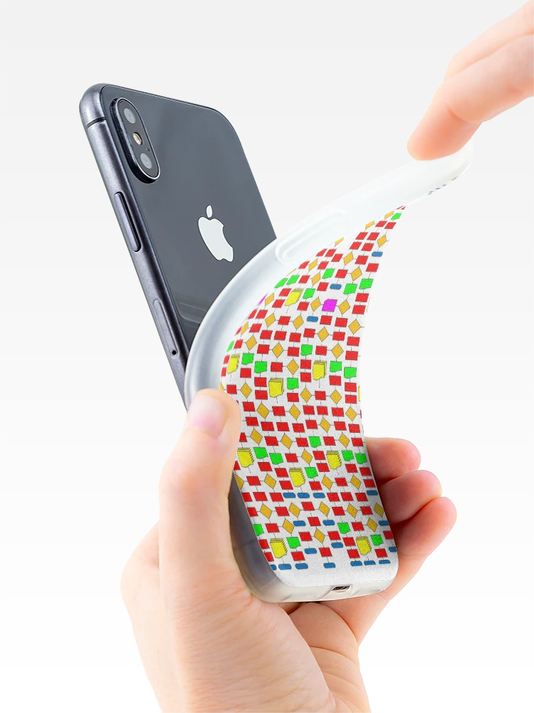 Thumbnail 4 of 5, iPhone Case, Colourful Flowchart Design designed and sold by Flowchart.